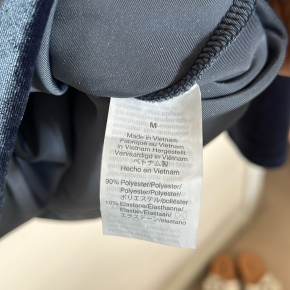 J Crew Mercantile Velour Faux Wrap Top - Picture 4 of 4